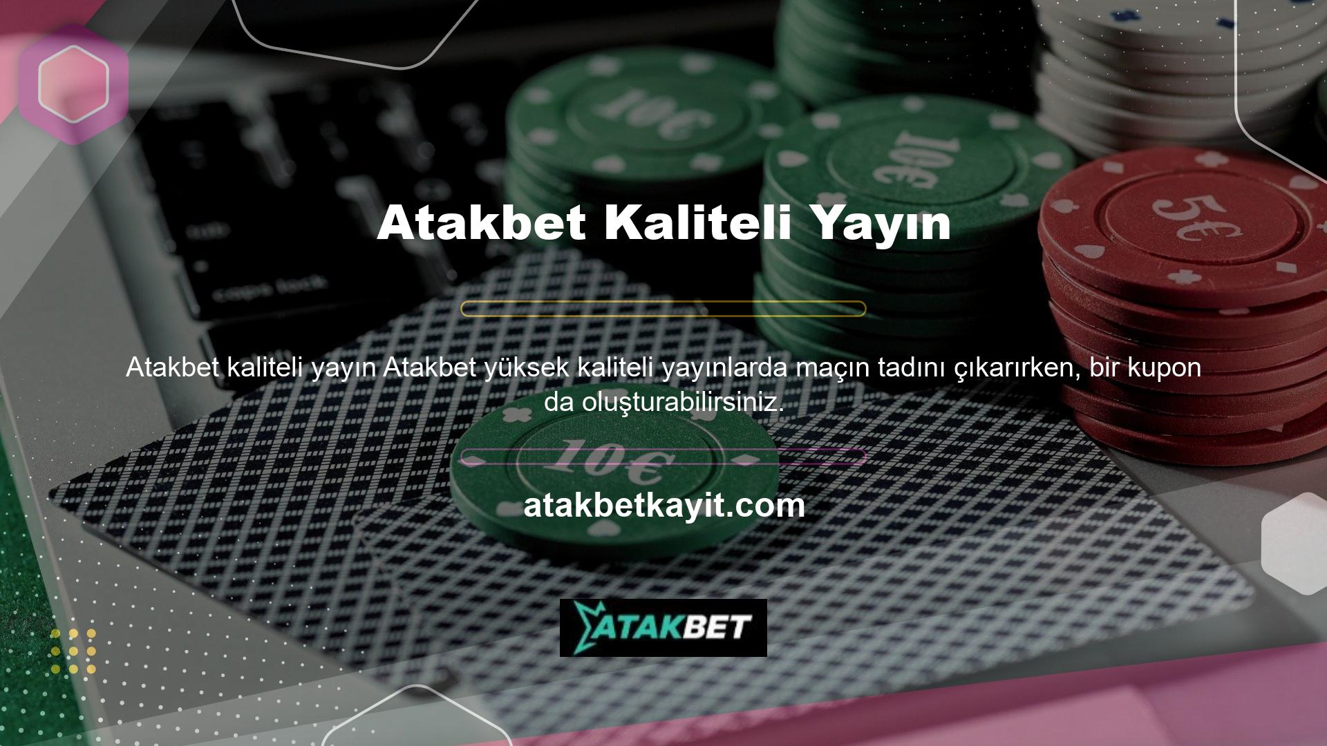 Canlı maçlara hemen bahisler yerleştirebilirsiniz, böylece eylemin ortaya çıkmasını izleyebilir ve tahminlerinizin gerçekleşip gerçekleşmediğini görebilirsiniz