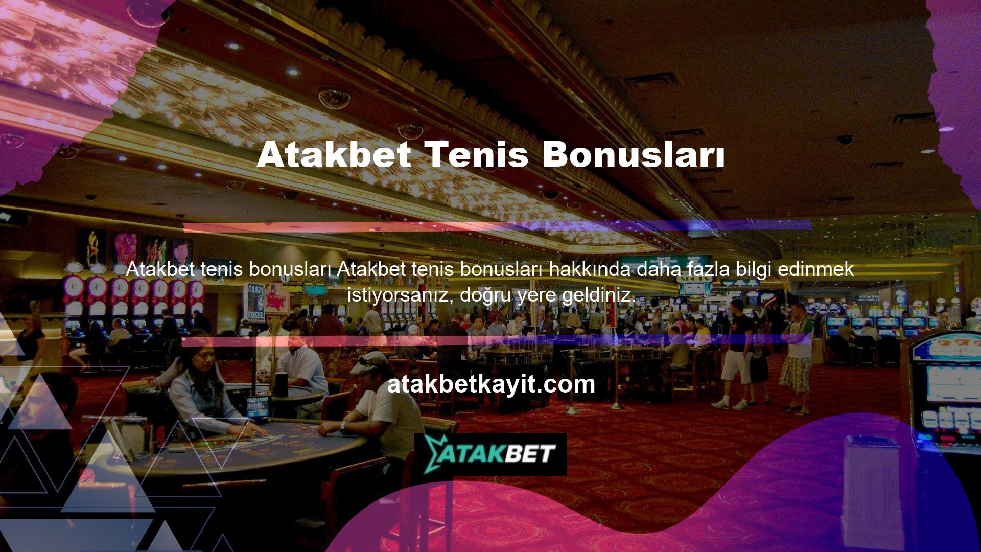 Atakbet bilinçli bahisler yapmak için ihtiyacınız olan tüm bilgilere sahibiz