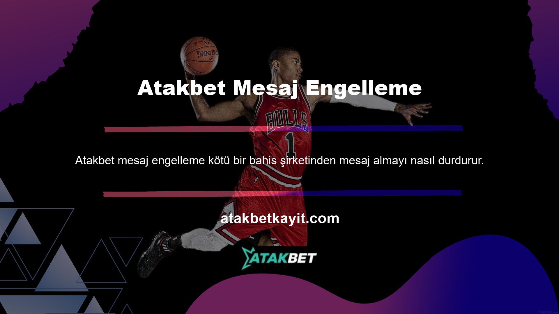 Kötü bir bahis şirketinden bir mesajı durdurmak istiyorsanız bu basittir